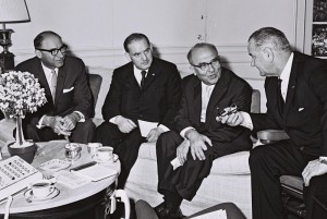 1964 ביקור אשכול בארהב